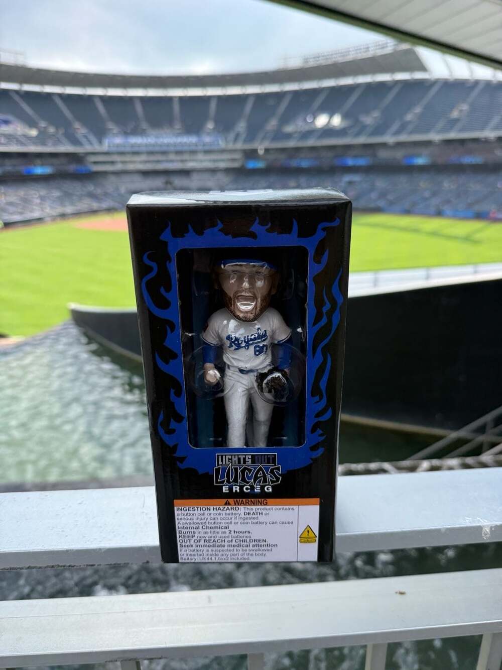 Kansas City Royals Lucas Erceg Lights Out Bobblehead 2026 BDA Sports